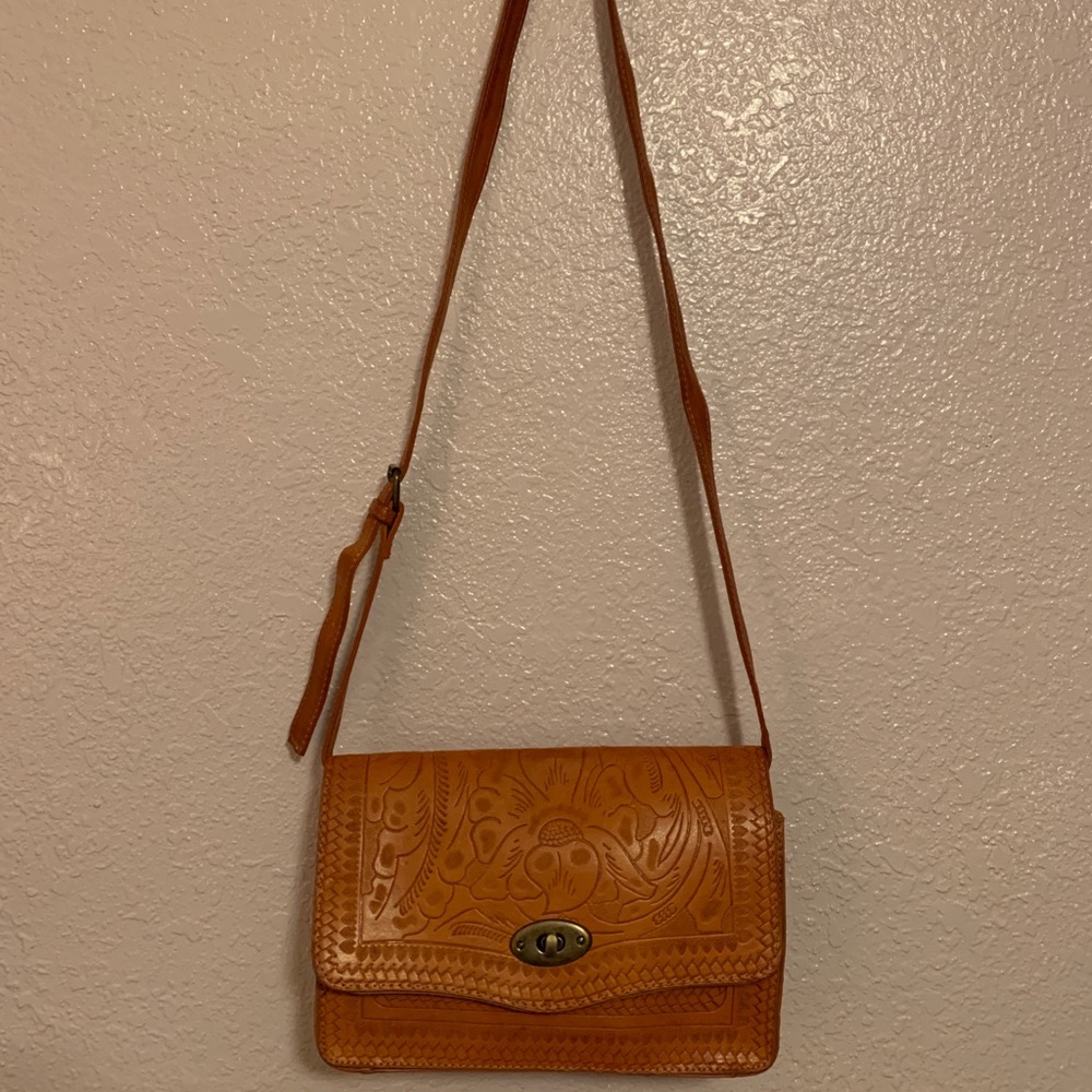 Atmosphere Faux Tooled Leather Purse